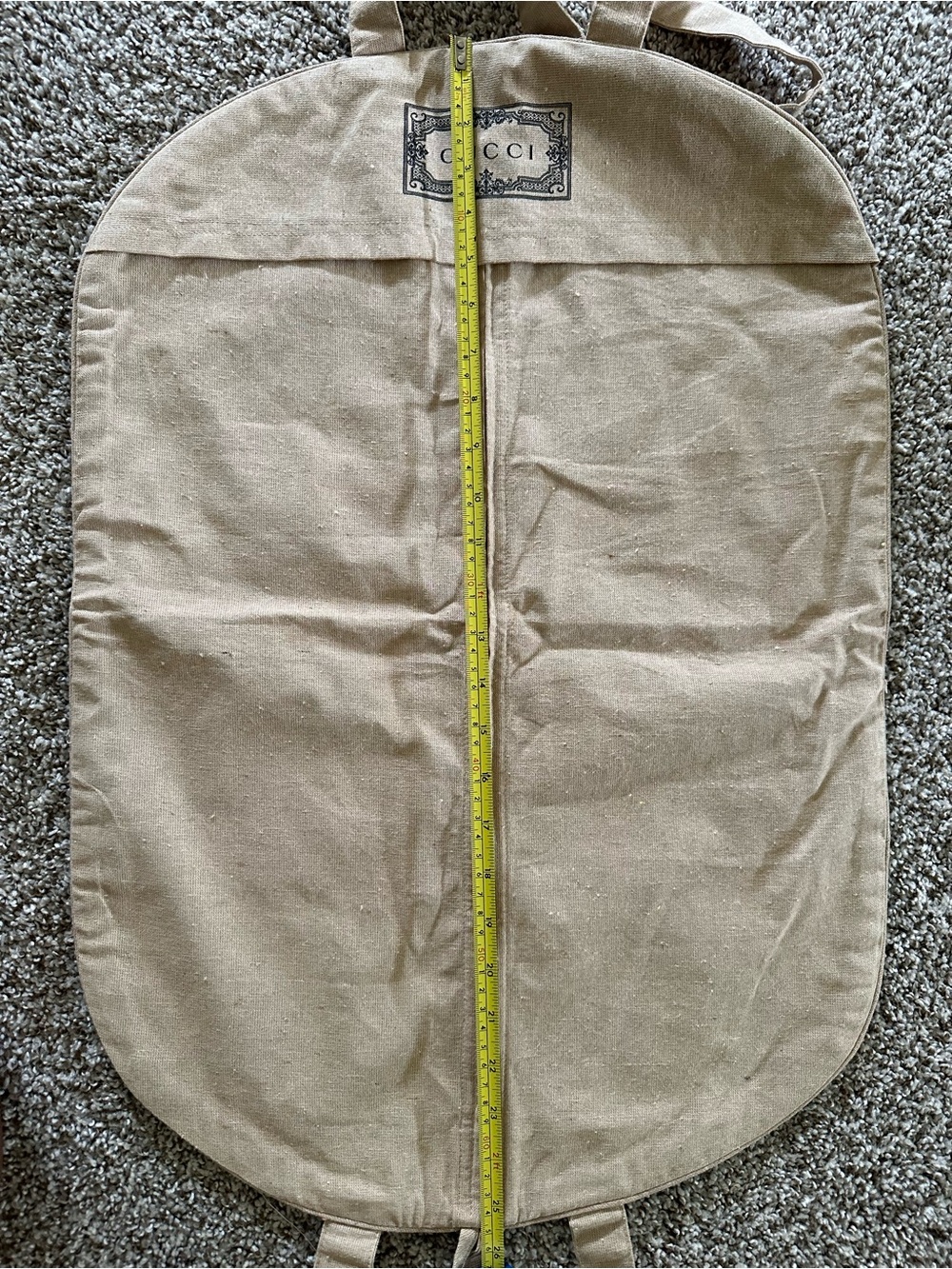 Gucci Beige Canvas Garment Carrier - Picture 3 of 10
